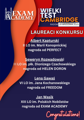 Wielki Test Cambridge 2025